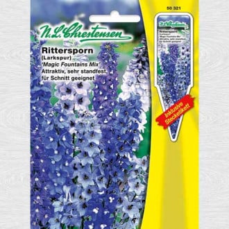 Delphinium (Nemțișor) Magic Fountains, mix multicolor imagine 1