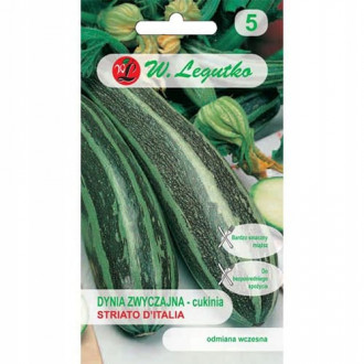 Dovlecel zucchini Striato d'Italia Legutko imagine 4