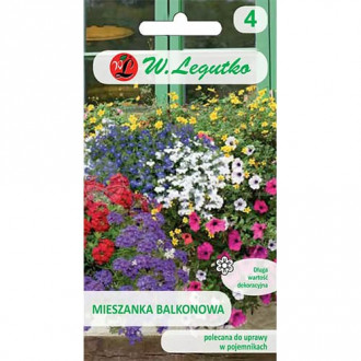 Flori pentru balcon, mix multicolor 2 imagine 1