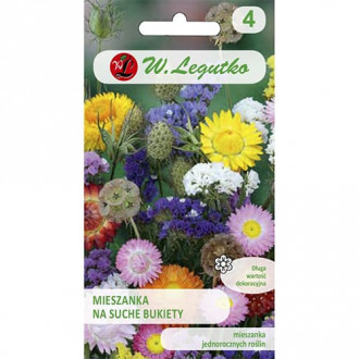 Flori pentru buchete uscate, mix multicolor imagine 3