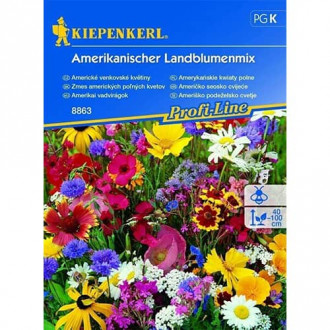 Flori sălbatice American Country, mix multicolor imagine 2