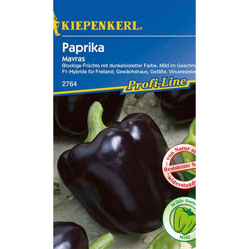 Ardei gras Mavras F1 Kiepenkerl articol fotografie 1 Ardei gras Mavras F1 Kiepenkerl imagine 1 articol 86389