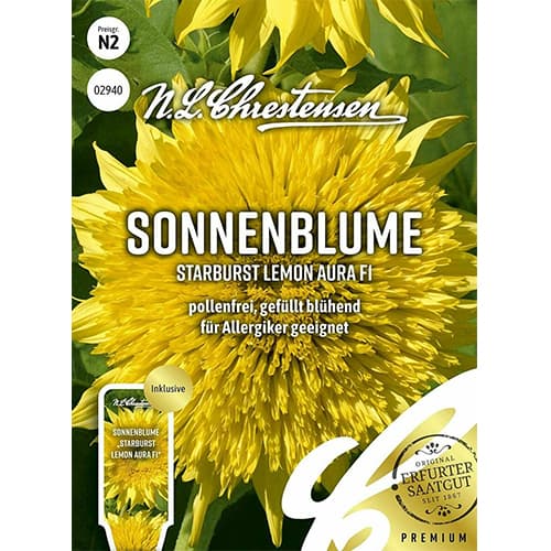 Floare soarelui decorativă Starburst Lemon Aura F1 articol fotografie 1 Floare soarelui decorativă Starburst Lemon Aura F1 imagine 1 articol 86192