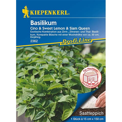 Busuioc Cino & Sweet Lemon & Siam Queen, semințe pe bandă articol fotografie 1 Busuioc Cino & Sweet Lemon & Siam Queen, semințe pe bandă imagine 1 articol 87766