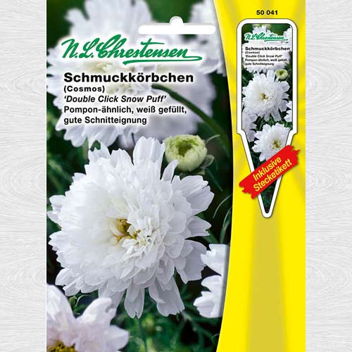 Cosmos (Mărărițe) Click Snow Puff imagine 1 articol 69278