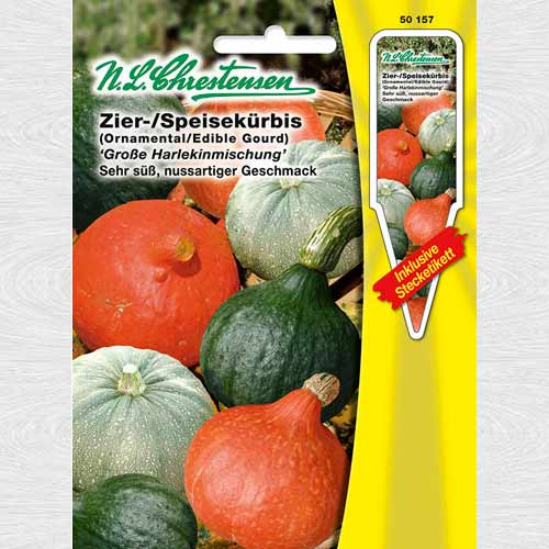 Dovlecel ornamental Big Harlequin, amestec imagine 1 articol 69288