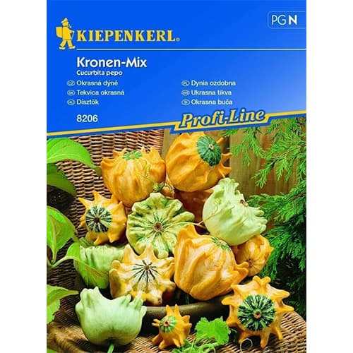 Dovlecel ornamental Crown, mix multicolor articol fotografie 1 Dovlecel ornamental Crown, mix multicolor imagine 1 articol 86556