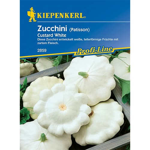 Dovlecel zucchini Custard White imagine 1 articol 86362