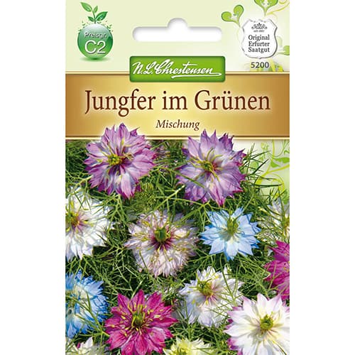 Nigella damascena, mix multicolor imagine 1 articol 78926