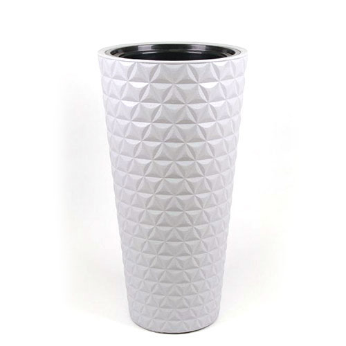 Set de mască și ghiveci Diamond Slim, platină, 30 cm articol fotografie 1 Set de mască și ghiveci Diamond Slim, platină, 30 cm imagine 1 articol 87380