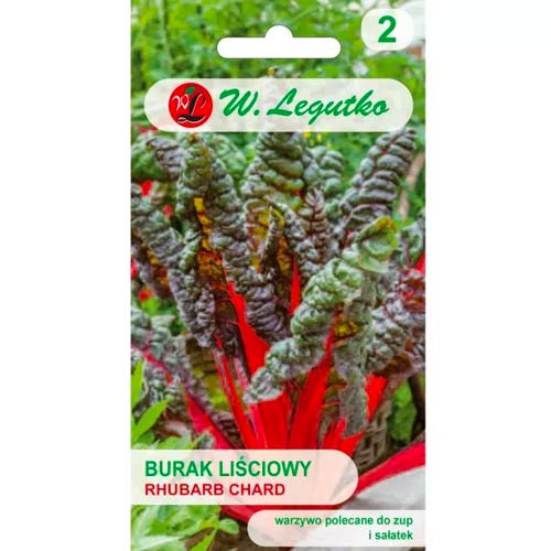 Sfeclă de frunze Rhubarb Chard Legutko articol fotografie 1 Sfeclă de frunze Rhubarb Chard Legutko imagine 1 articol 50127