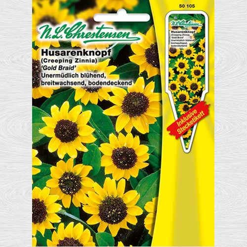 Zinnia (Cârciumăreasă) târâtoare Gold Braid articol fotografie 1 Zinnia (Cârciumăreasă) târâtoare Gold Braid imagine 1 articol 69371